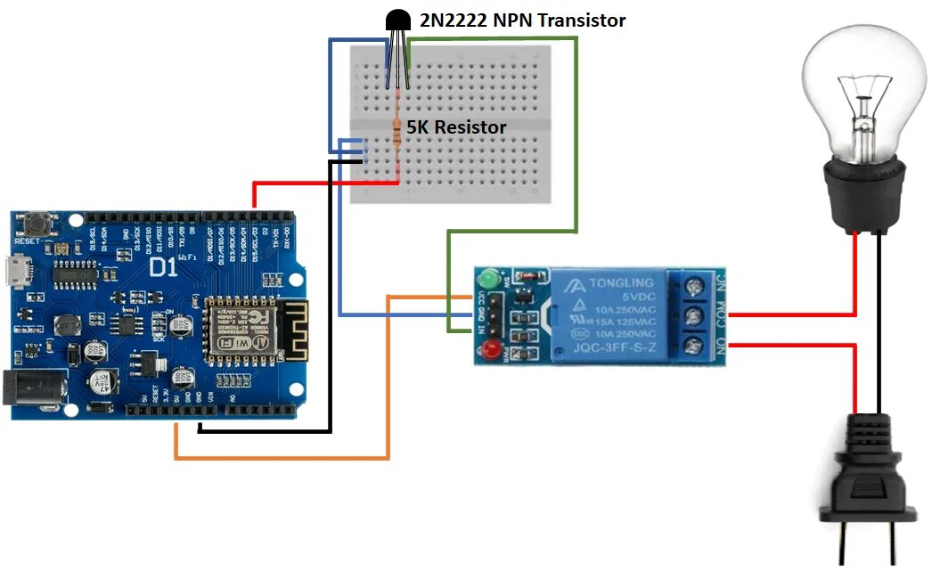 Relay 1 подключение esp8266 - Controling 5V relay with Wemos D1 R1 - Arduino Stack Exchange