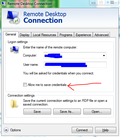 Remote удаленное подключение Creation of a remote desktop connection file (RDP) with password embedded in it 