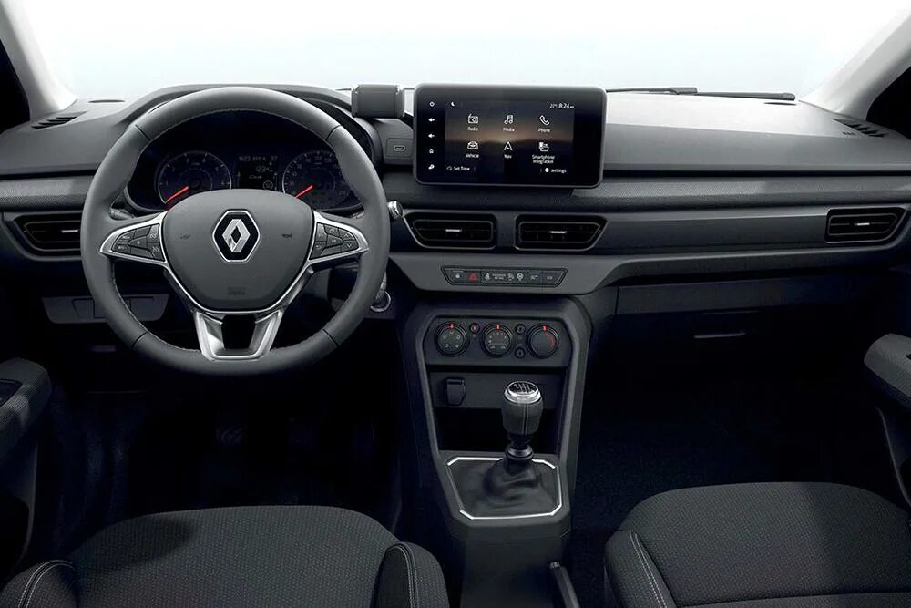 Renault фото салона Renault показал салон бюджетного седана Taliant, которым заменят Logan - Российс