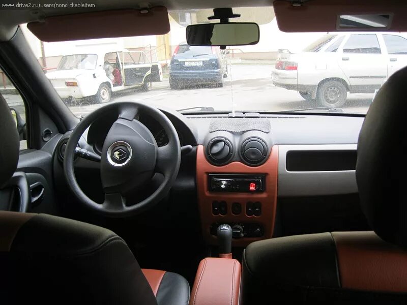 Renault logan 1 тюнинг салона Салон - Renault Logan (1G), 1,4 л, 2010 года тюнинг DRIVE2