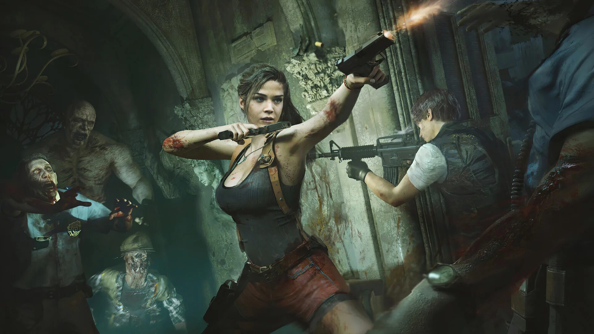 Resident evil игра фото Энтузиаст скрестил Resident Evil 2 с Tomb Raider: The Last Revelation