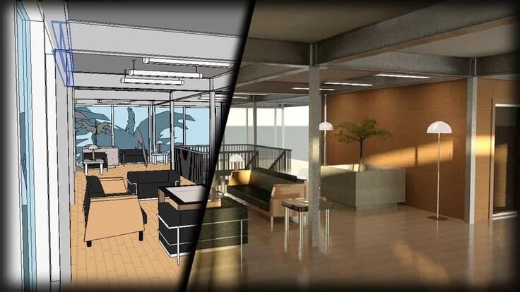 Revit дизайн интерьера Revit Tutorials Your First Day Rendering in Revit Tutorial Digital-Tutors Univer