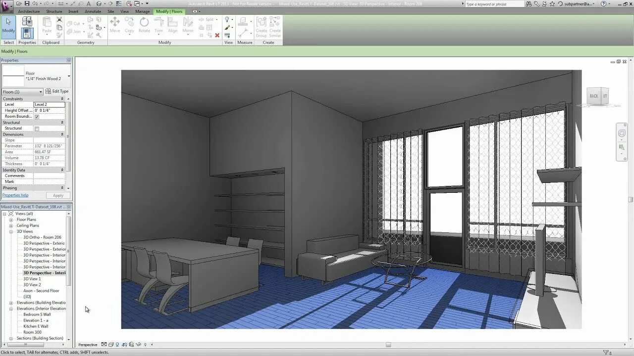 Revit дизайн интерьера Revit LT - Visualización - YouTube