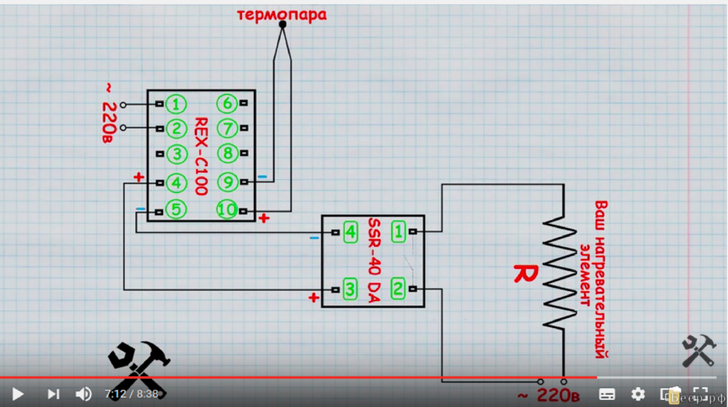 Rex c100 подключение твердотельного реле Общая тема по контроллерам - Страница 3 - Форум домашних пивоваров