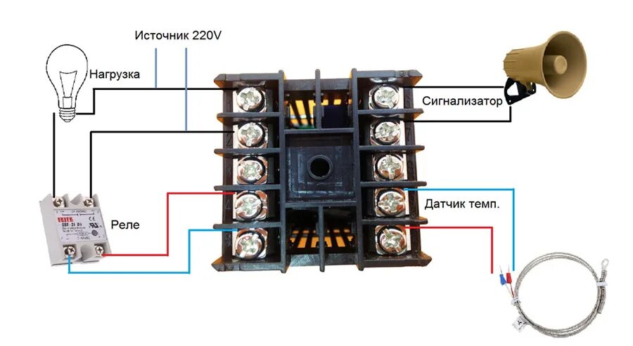 Rex c100 схема подключения с твердотельным реле ПИД терморегулятор REX C100 купить в России в компании Элемаг