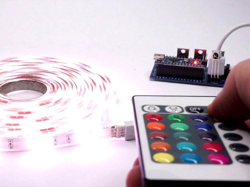 Rgb светильник своими руками Светодиодные контроллеры RGB: что это и как они работают - Светодиодные пиксели 