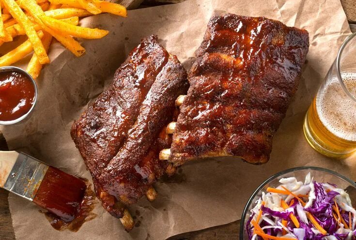 Ribs bbq советский просп 28 фото Baby Back Ribs and Yams Rib recipes, Recipes, Food