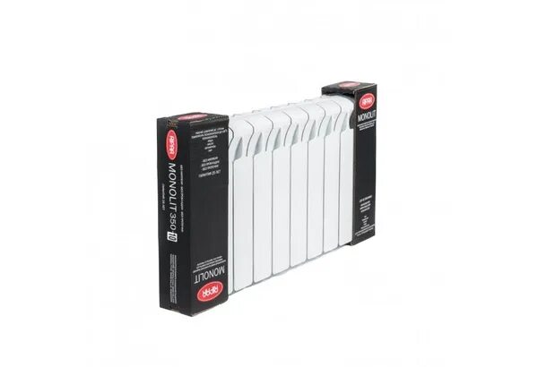 Rifar monolit 300 нижнее подключение Секционный радиатор Rifar MONOLIT 350 СантехМИР, Биметалл, 4 секц. купить по дос