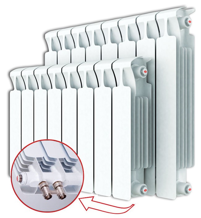 Rifar monolit 500 10 нижнее подключение Купить недорого 00000020595 Rifar Monolit Ventil 500 MVL левое 4 секц. 7 170 руб
