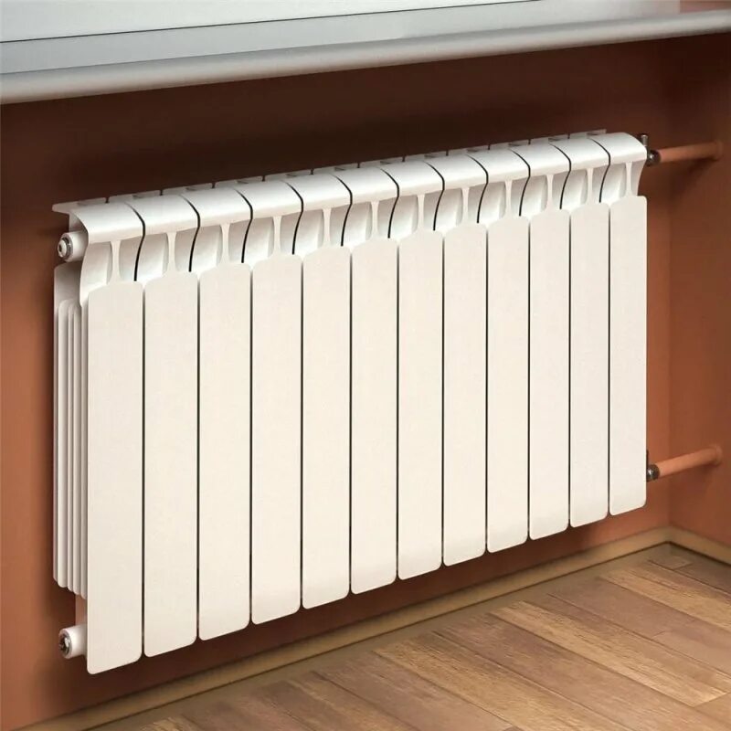 Rifar monolit 8 секций нижнее подключение купить Радиатор Rifar Monolit 500, 10 секций, боковое подключение, 500 мм, цвет 