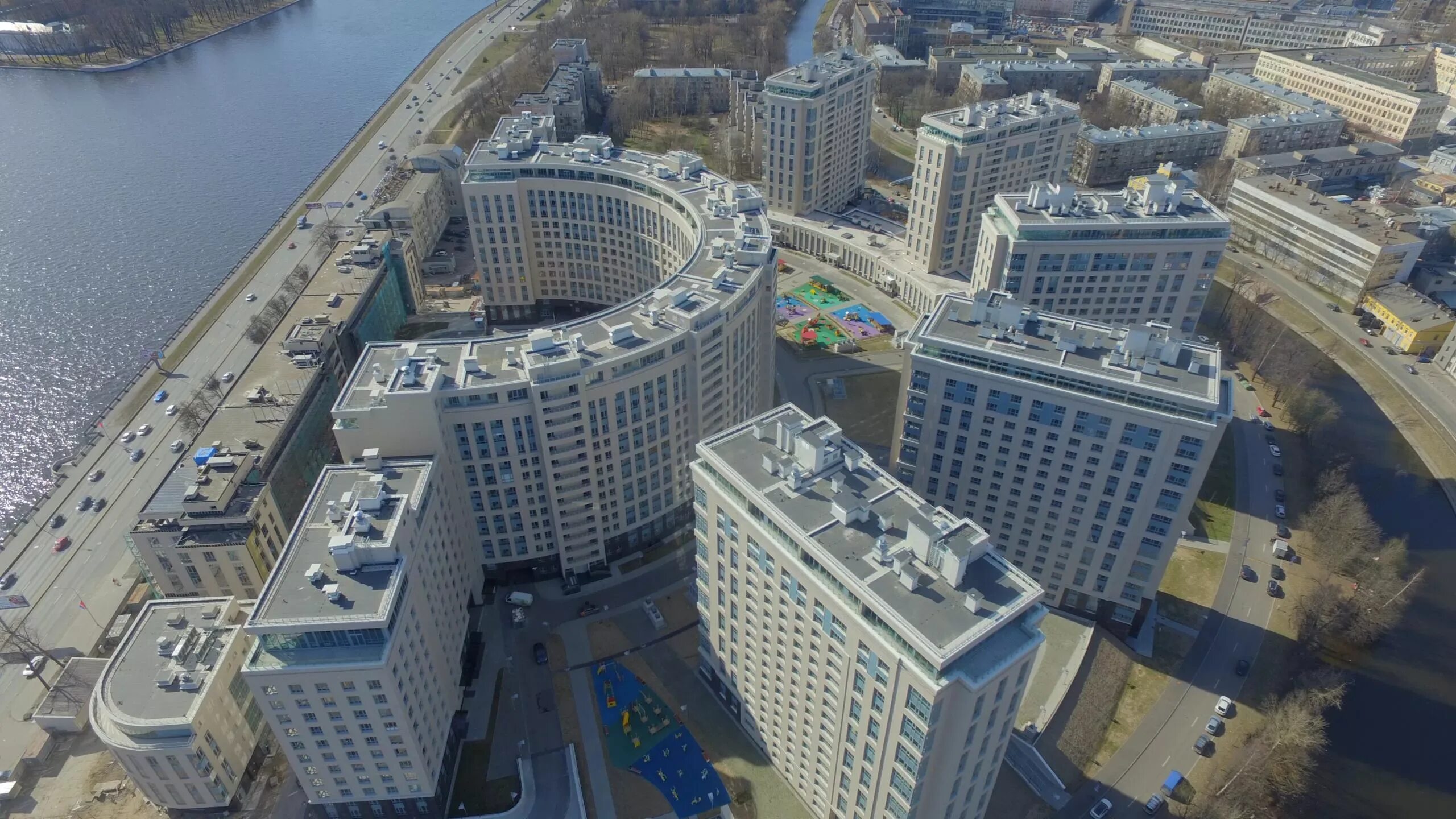 Riverside ушаковская наб 3 корп 2 фото Ход строительства ЖК Риверсайд (Riverside) в Санкт-Петербурге Pronovostroy