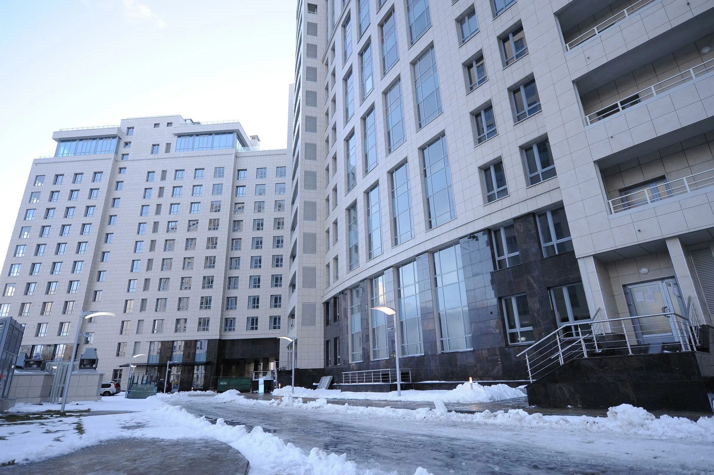Riverside ушаковская наб 3 корп 2 фото Ход строительства ЖК Риверсайд (Riverside) в Санкт-Петербурге Pronovostroy