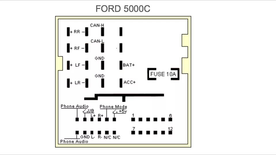 Rkpx3 магнитола форд фокус подключения схема пинов Автомагнитола FORD 5000C - DRIVE2