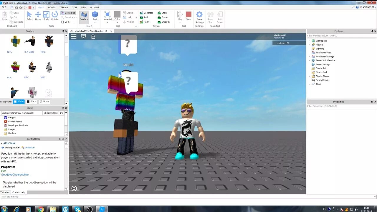 Roblox studio как сделать самодельного врага Гайд как создать диалог в Roblox studio - YouTube