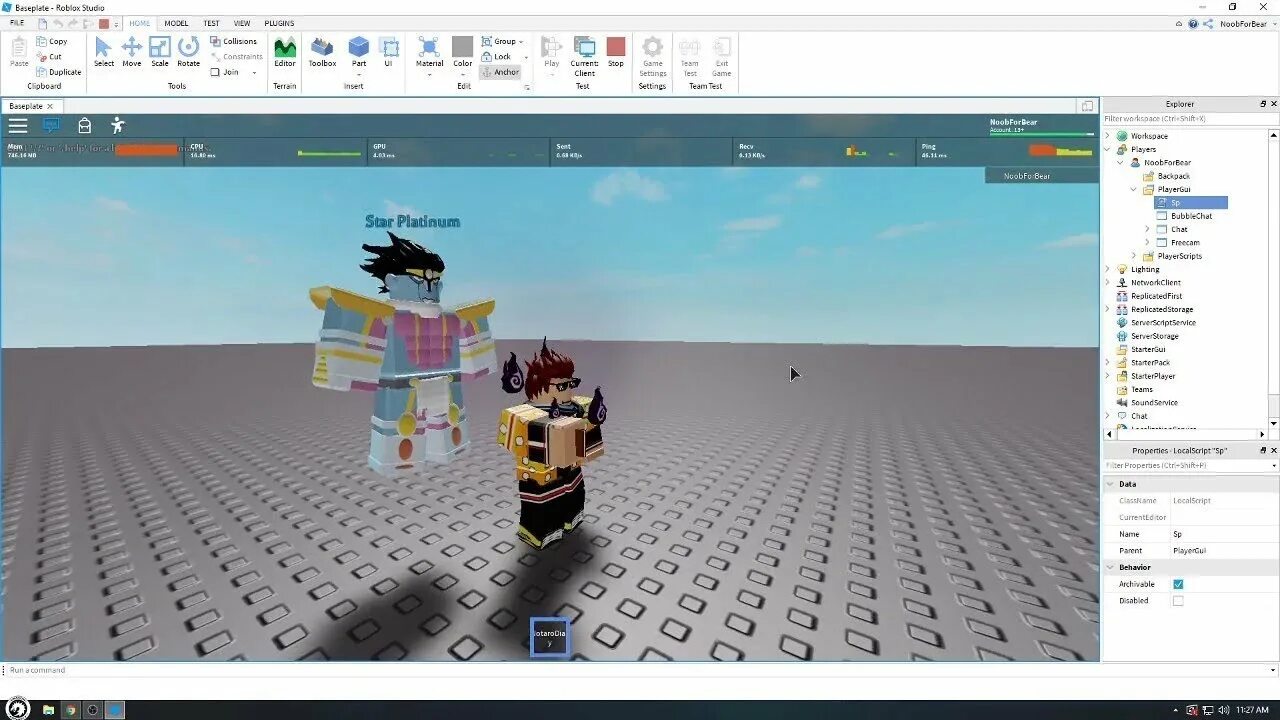 Roblox studio как сделать самодельного врага Версия 2) как сделать стенд в roblox studio / ROBLOX - YouTube