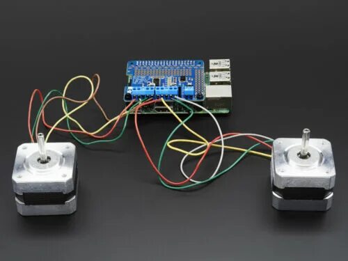 Robot kit точка ру подключение шагового двигателя Adafruit DC- & Stepper Motor/Schrittmotor HAT für Raspberry Pi, Mini Kit, 2348 e