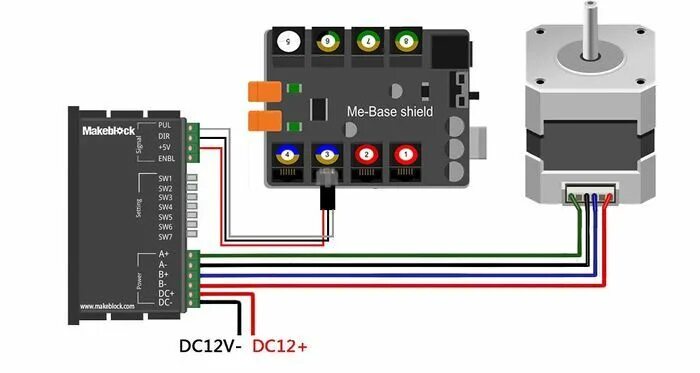 Robot kit точка ру подключение шагового двигателя Полезные советы по определению цветов проводов шагового двигателя автомобиля Дор