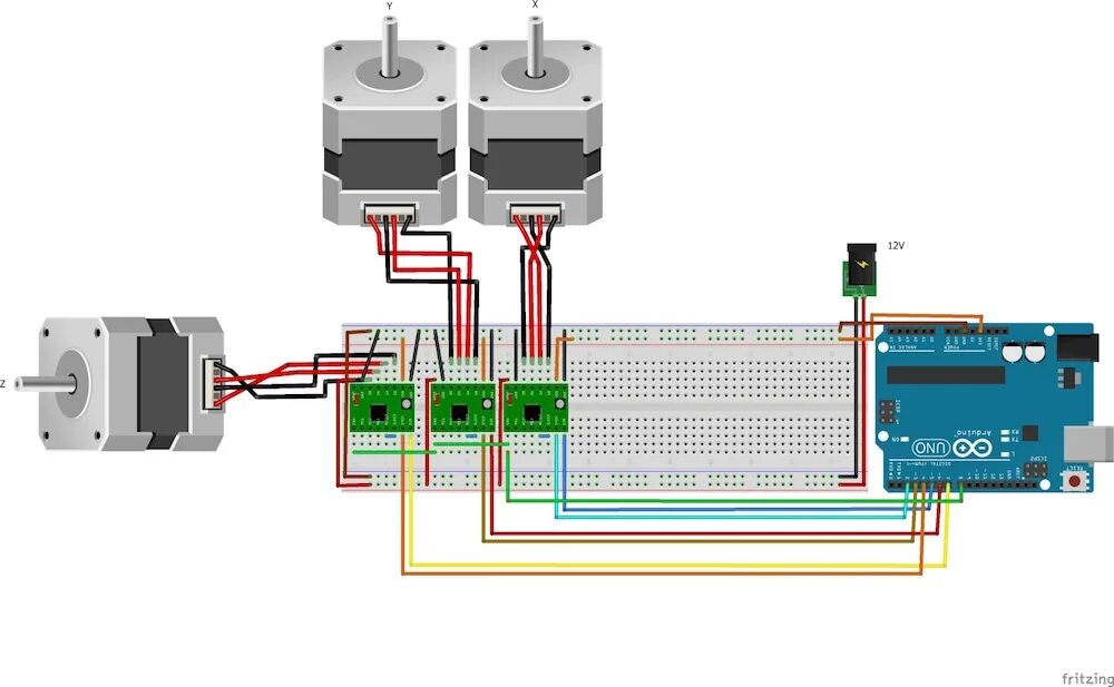 Robot kit точка ру подключение шагового двигателя Arduino stepper library setspeed