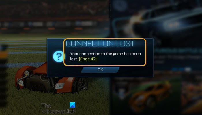 Rocket league ошибка подключения к серверам Fix Rocket League Error 42 on Windows PC
