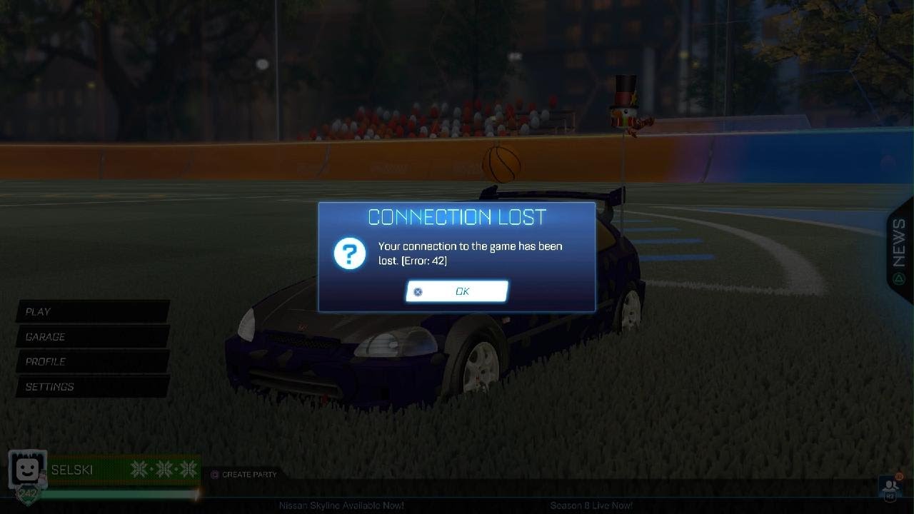 Rocket league ошибка подключения к серверам Error 42 Rocket League - YouTube