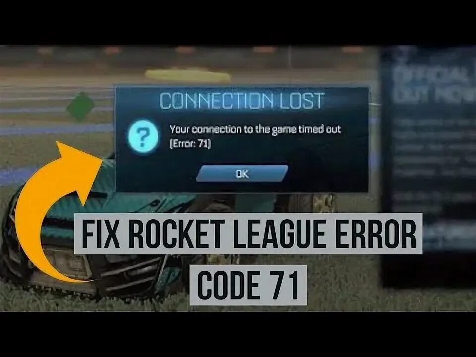 Rocket league ошибка подключения к серверам How to Fix Rocket League error code 71 - YouTube