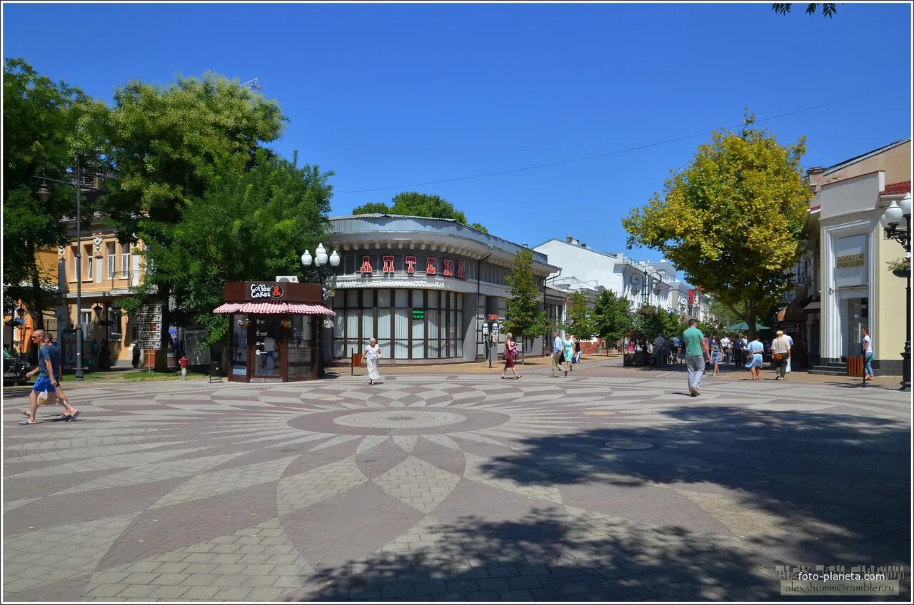 Rodos ул пушкина 2 симферополь фото Симферополь. Улица Пушкина. Аптека № 4 (Известна, как "Черная аптека") Фотоплане
