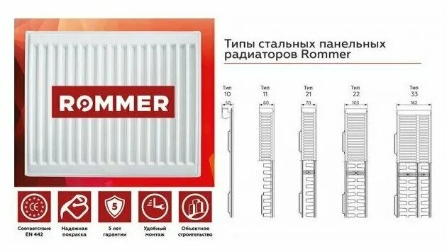Rommer нижнее подключение ROMMER 22 300 1200 подключение Ventil радиатор стальной панельный нижнее правое 