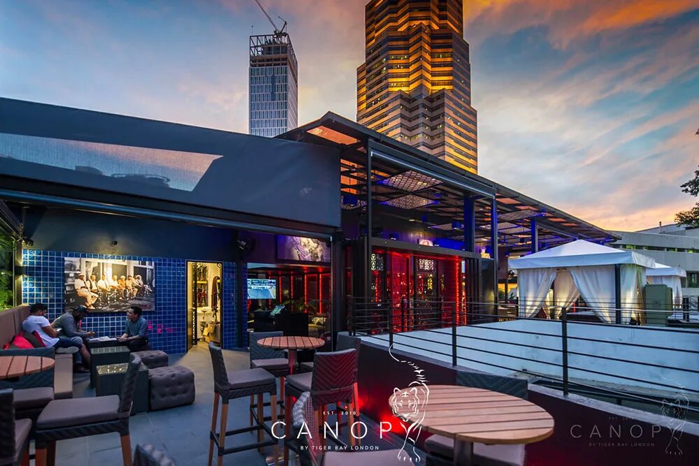 Rooftop ул докукина 8 стр 2 фото RHDG * Rooftop Bar Marketing Project * Canopy Lounge