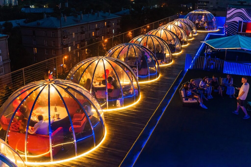 Rooftop ул докукина 8 стр 2 фото Иглудом, беседка, Заводской пр., 3, корп. 05, Фрязино - Яндекс Карты
