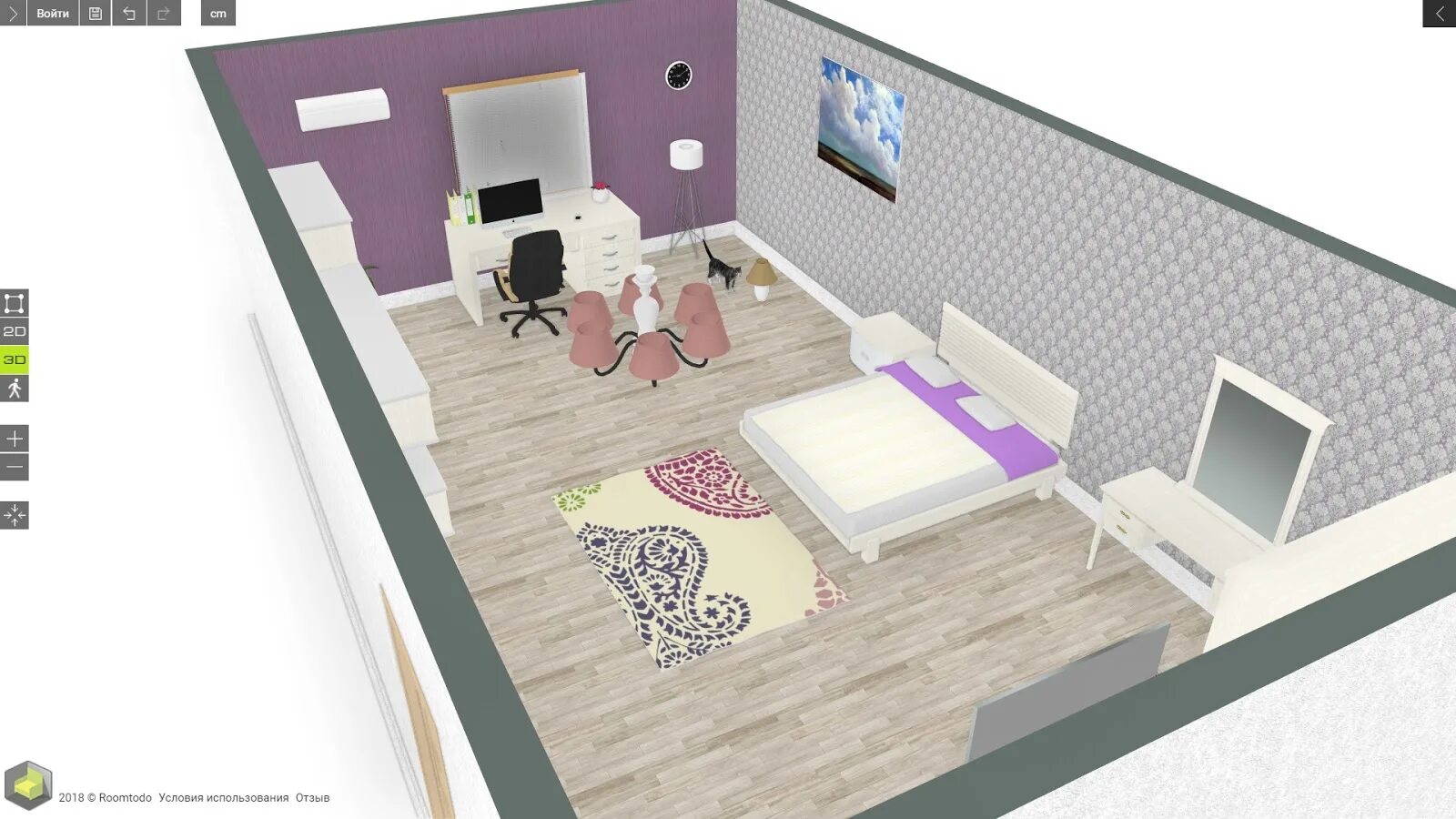 Roomtodo онлайн планировщик дизайна интерьера бесплатно Румтуду сайт делать проект