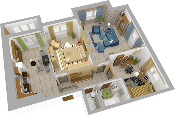 Roomtodo онлайн планировщик дизайна интерьера бесплатно Free interior and decorating home design in 3D Online - Roomtodo