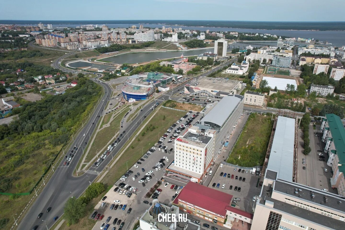 Rostic s президентский бул 20 фото Вид сверху на Президентский бульвар 27 - август 2021-го