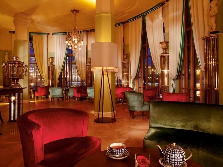 Rotonda lounge большая морская ул 39 фото The lavish Rotonda Lounge at the Hotel Astoria, Russia Russian interiors, Luxury