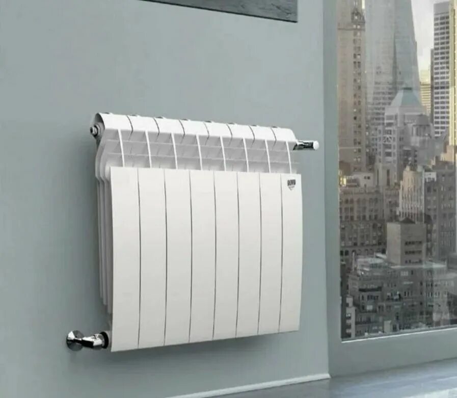 Royal biliner 500 нижнее подключение Секционный радиатор Royal Thermo BiLiner 500 Bianco Traffico 4 секции купить по 