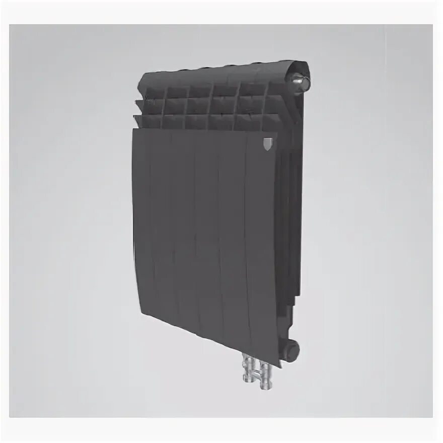 Royal biliner 500 нижнее подключение Радиатор биметаллический Royal Thermo BiLiner 500 V Noir Sable, цена
