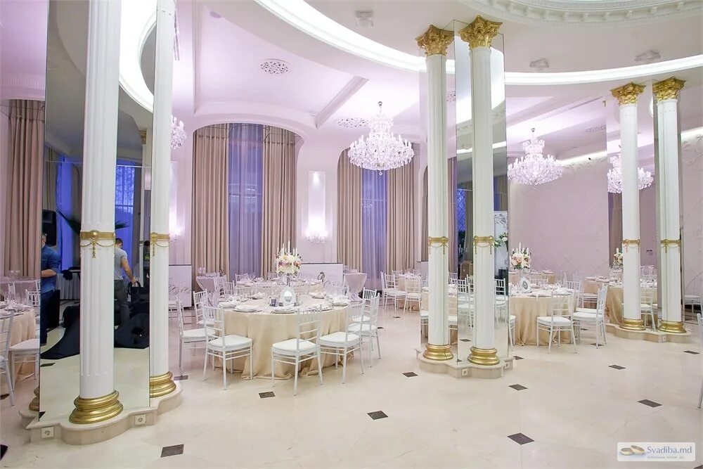 Royal hall 1 микрорайон западный фото Банкетный зал "Club Royal Park" Фото рестораны Кишинев, банкетные залы Кишинев, 