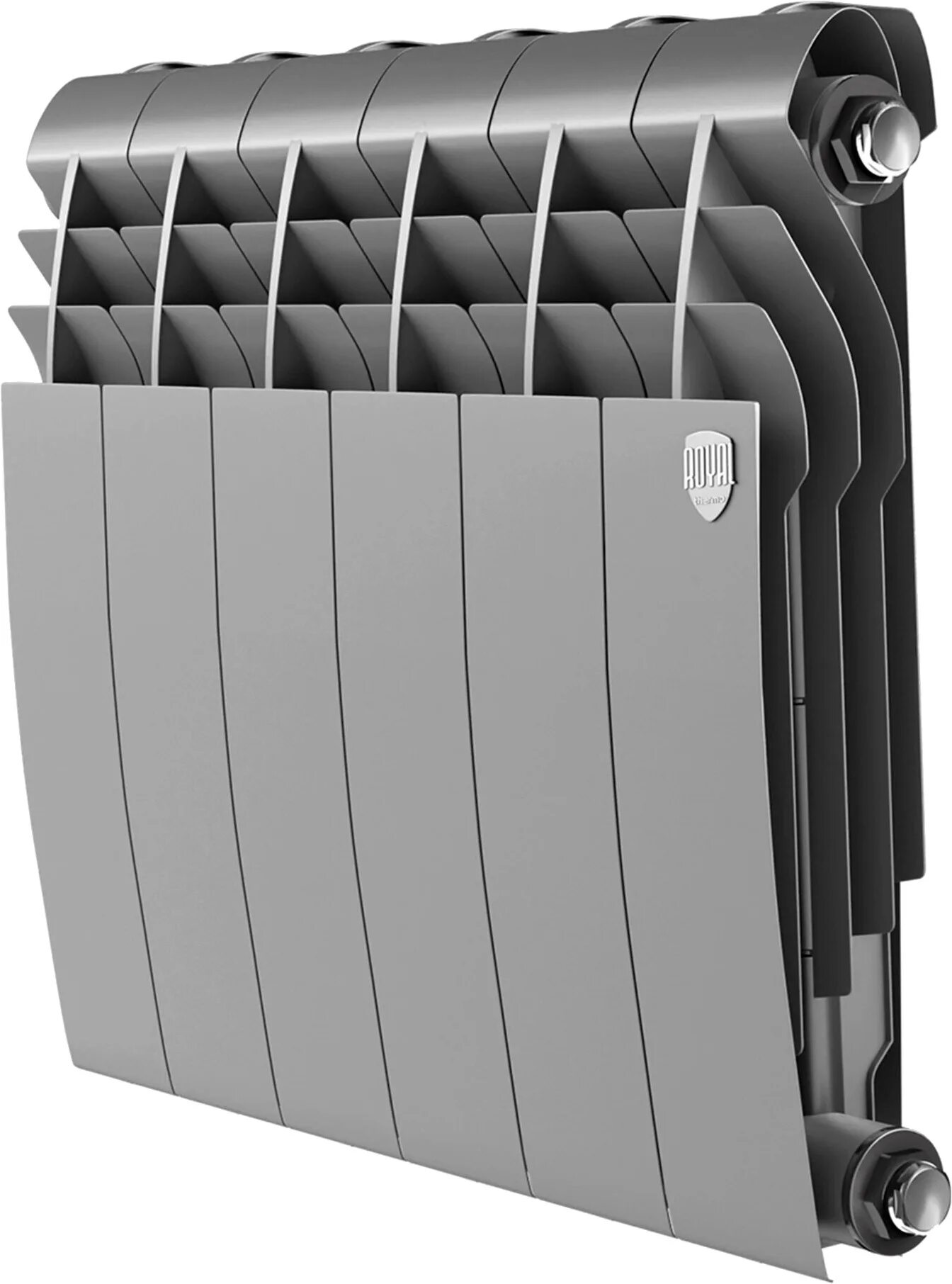 Royal thermo biliner нижнее подключение Радиатор биметаллический Royal Thermo BiLiner 350 silver satin, 6 секций, на пло