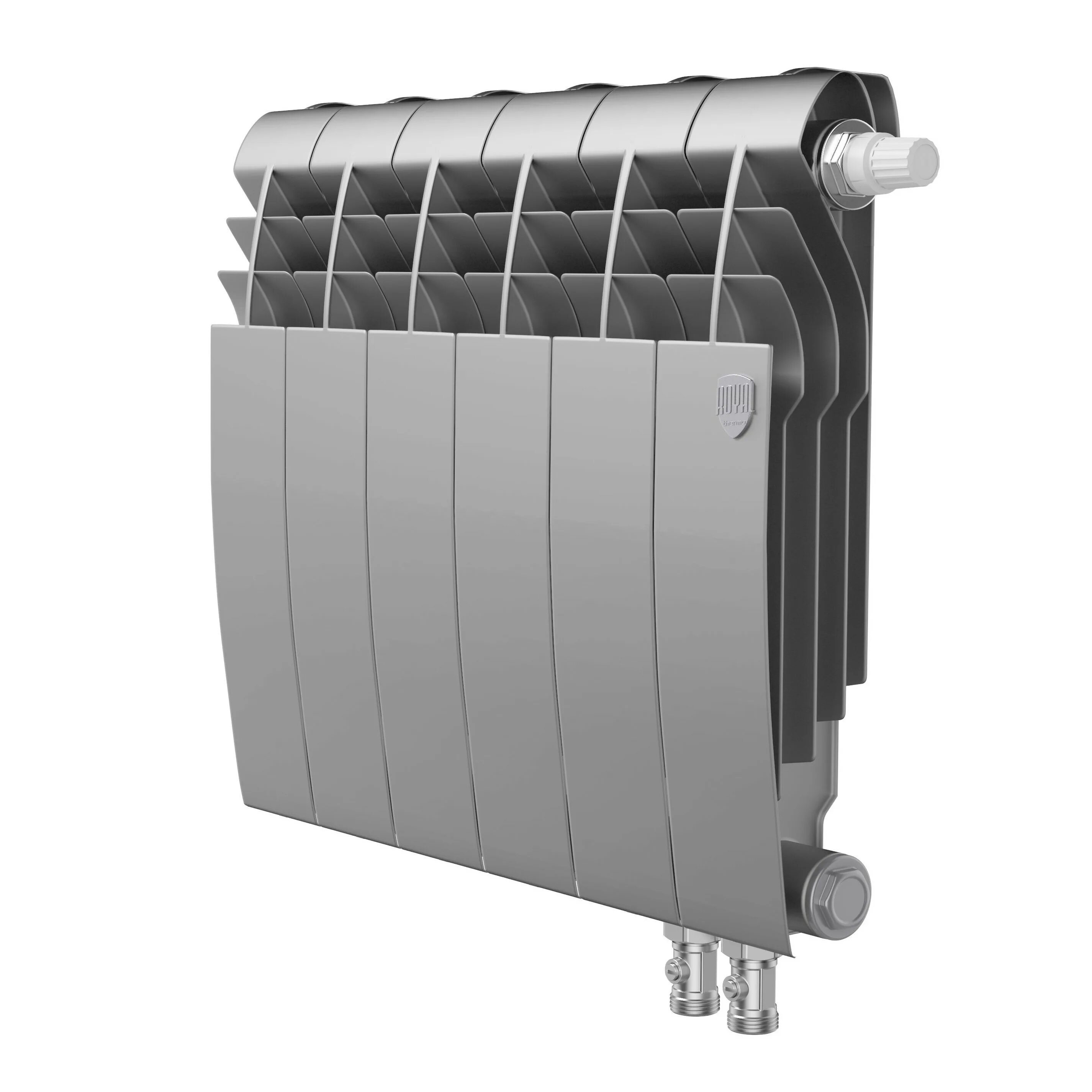 Royal thermo biliner нижнее подключение Радиатор Royal Thermo BiLiner 350 /Silver Satin VR - 6 секц.
