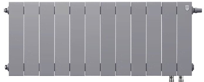 Royal thermo pianoforte нижнее подключение Радиатор секционный Royal Thermo PianoForte 300 VD, кол-во секций: 16, 12.8 м2, 