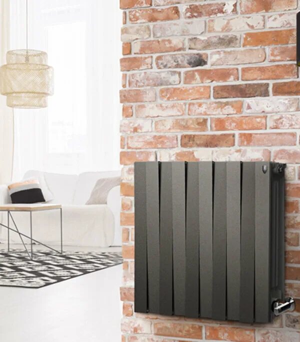 Royal thermo pianoforte нижнее подключение Радиатор биметаллический Royal Thermo Piano Forte 500 мм 6 секций 1" боковое под