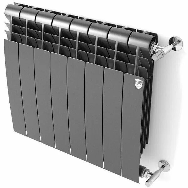 Royalthermo biliner 500 нижнее подключение Радиатор биметаллический Royal Thermo BiLiner Silver Satin 500 6 секций 305331 к
