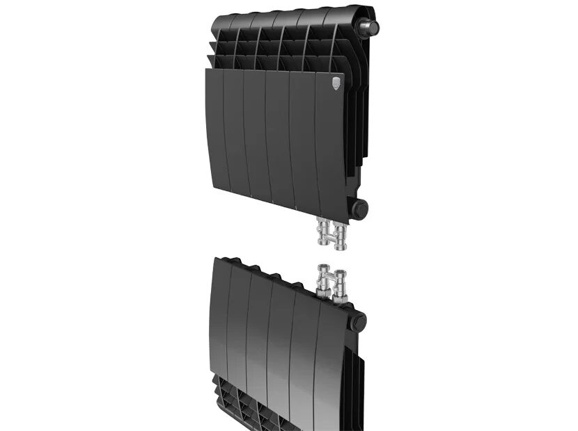Royalthermo нижнее подключение Секционный радиатор BiLiner 350 /Noir Sable (нижнее подключение) - 6 секц. купит
