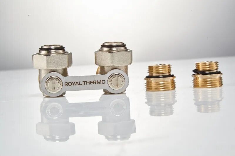 Royalthermo нижнее подключение Узел нижнего подключения Royal Thermo 1/2х3/4EK, угловой НС-1281633 - купить по 