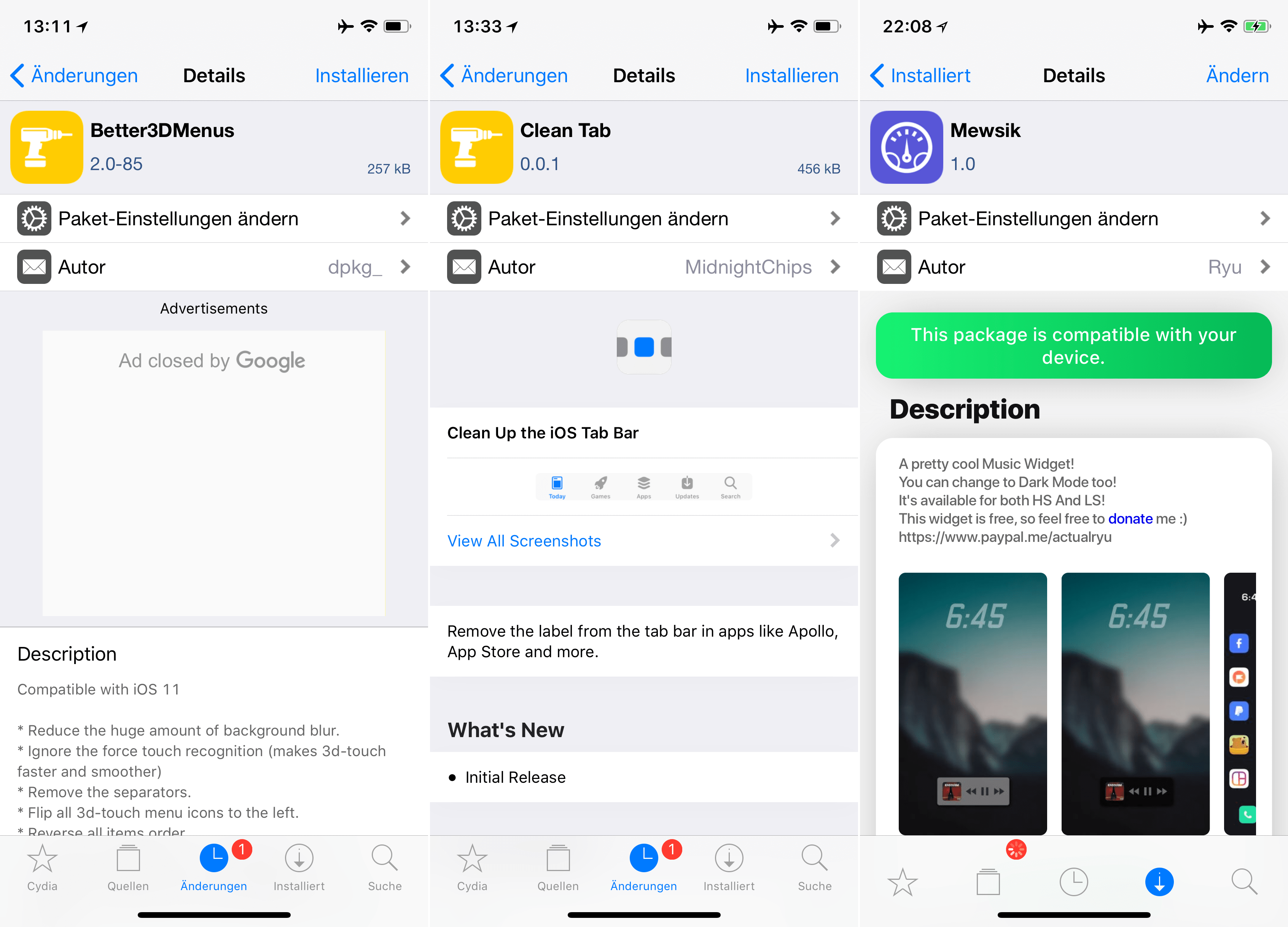 Rsat оснастка Top Cydia Tweaks: Clean Tab, Better3DMenus and more - Issue 15