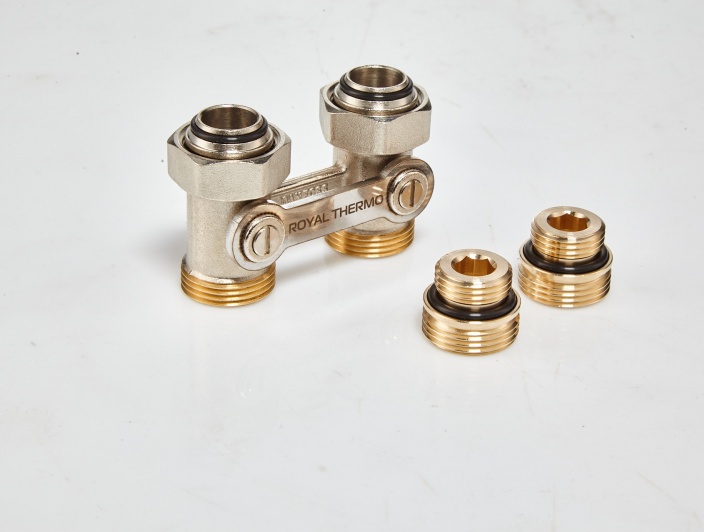 Rte 07.00001 узел нижнего подключения Узел нижнего подключения Royal Thermo 1/2х3/4EK, прямой НС-1281631 - купить по н