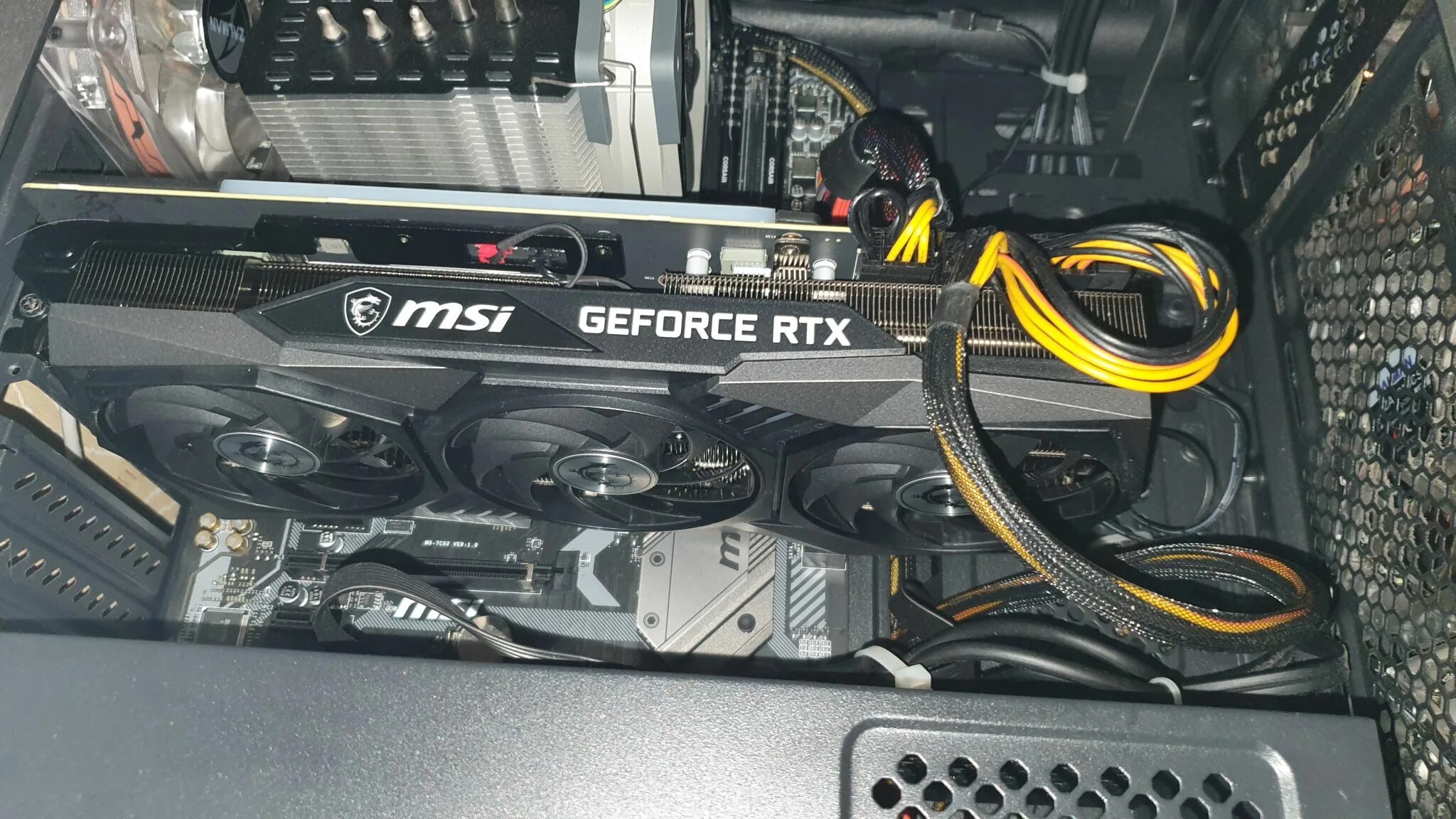 Rtx tesla 4000 подключение без доп питания Видеокарта MSI GeForce RTX 3080 GAMING X TRIO 10G - купить по низкой цене в инте