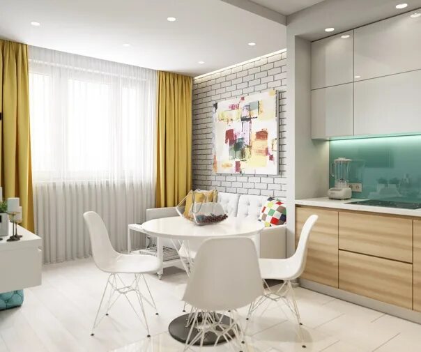 Ru студия дизайна Apartment project in Moscow from the studio "A+B" #квартиры_обзор@interiorno #ди
