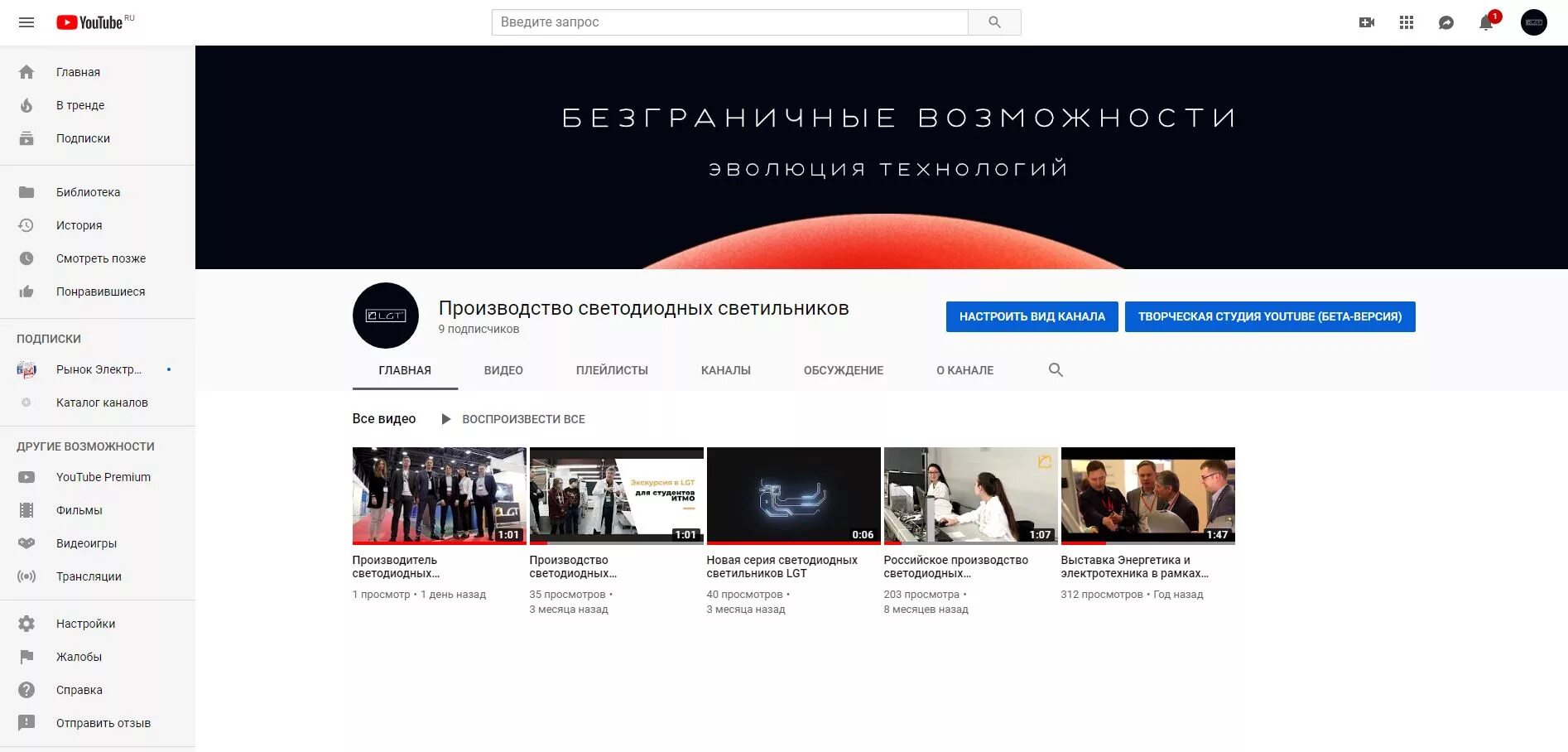 Ru введите запрос 9 фото профиля LGT - Лучшее представление компании в new media. Рынок Электротехники. Отраслево