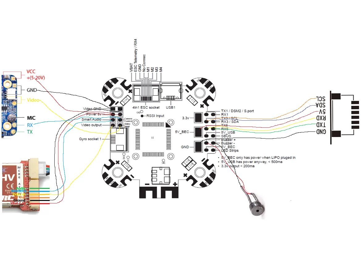 Runcam phoenix 2 подключение Runcam split mini 2 and Tramp HV wiring questions FliteTest Forum