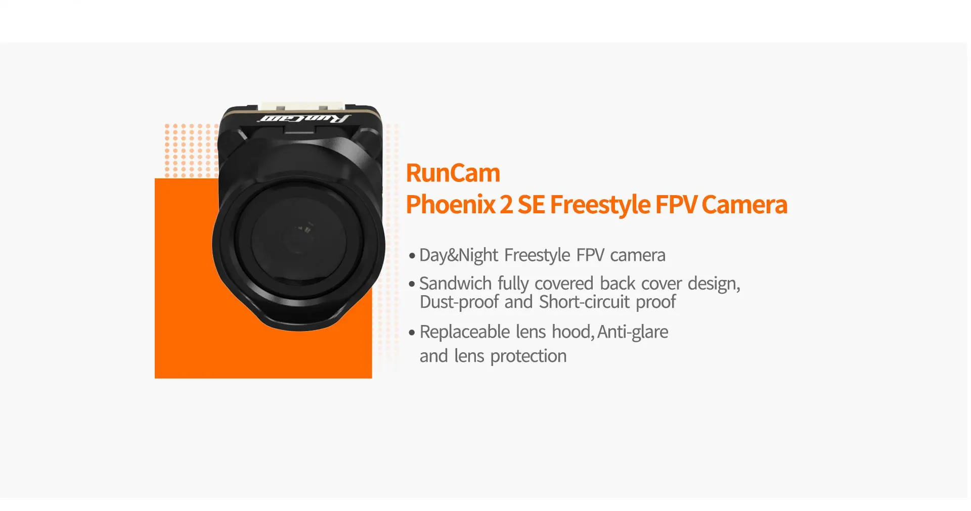 Runcam phoenix 2 подключение RunCam Phoenix 2 SE V2 Специальный выпуск камера Фристайл FPV DC5-36V 2,1 мм 4:3